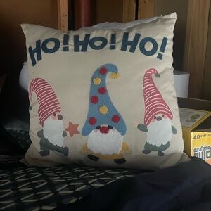 Gnome Christmas pillow